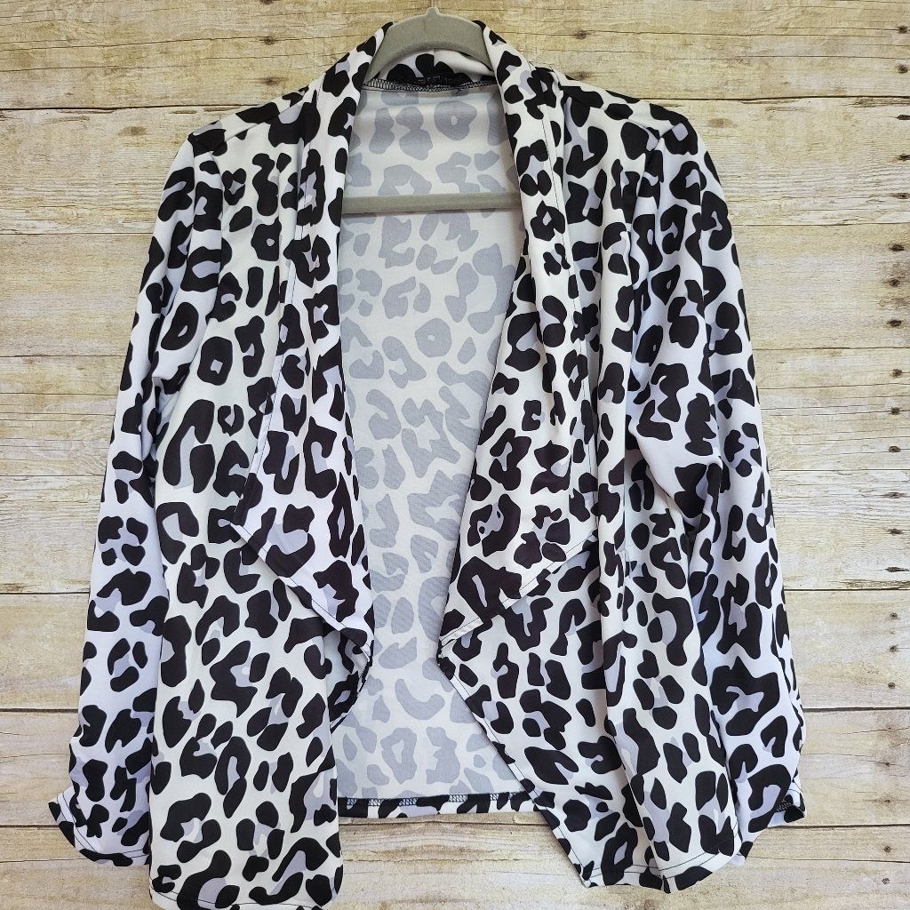 Leopard Print Unstructured Jacket
